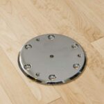 Image of the portable floor plate used with the Advantage Rail