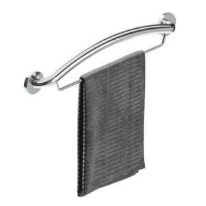 Plus Series Towel Bar in chrome finish