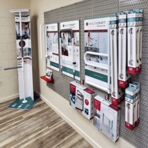 HealthCraft products on display in a store