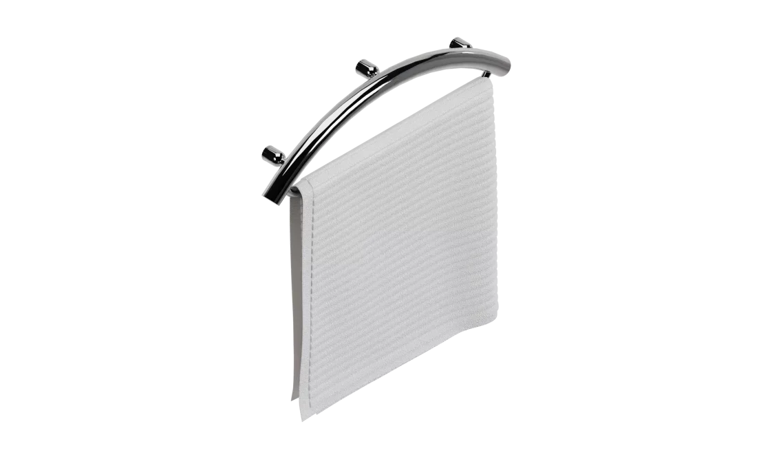 16 in Invisia Towel Bar, Chrome Polished Finish