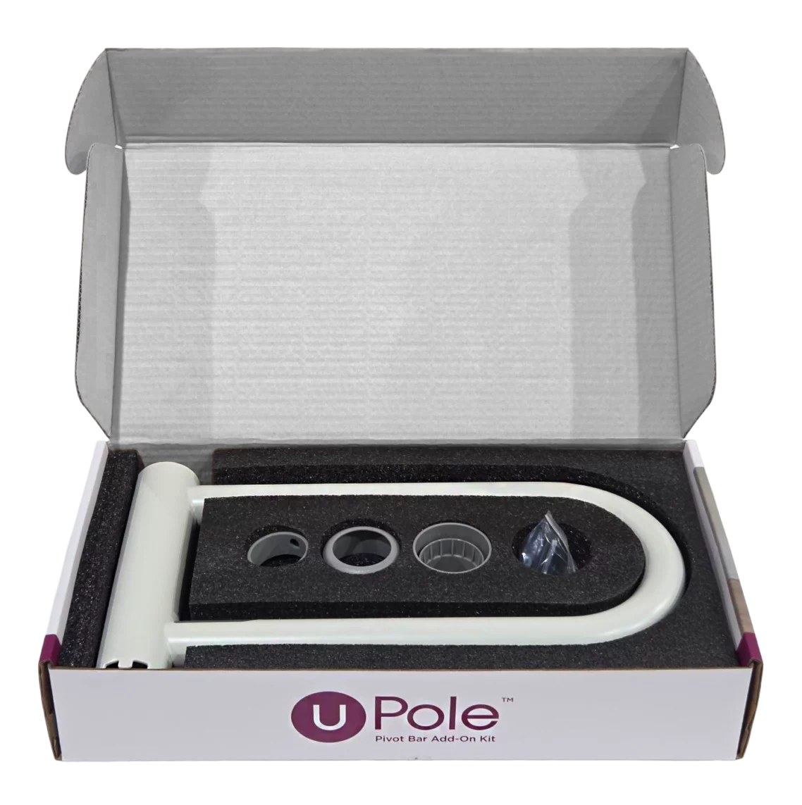 uPole Pivot Bar Add-on Kit with all parts inside